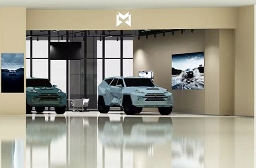 柬埔寨金边市新能源汽车集合体验店